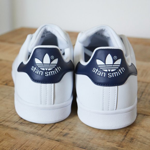 Adidas Originals Stan Smith Shoes | Blue + White, Men's Size 9 - Picture 3 of 6